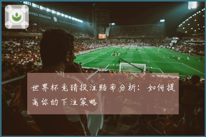 世界杯竞猜投注赔率分析：如何提高你的下注策略
